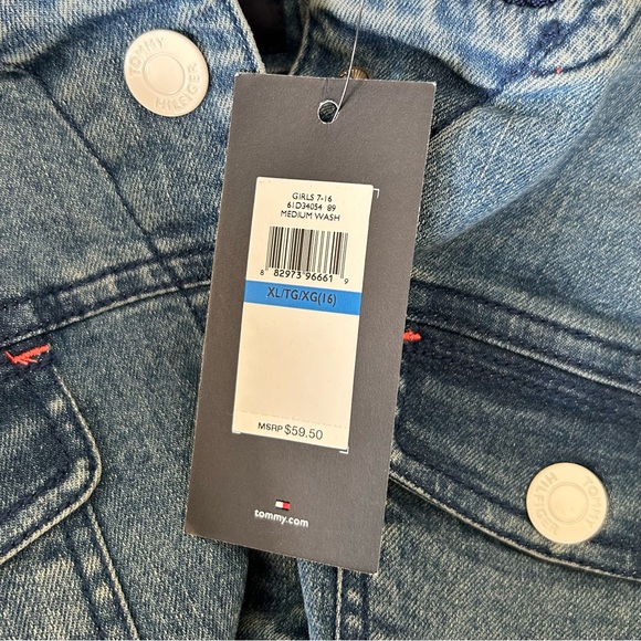 NWT Tommy Hilfiger Denim Bomber Jacket - Picture 8 of 11